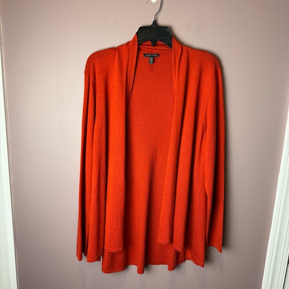 Eileen Fisher Merino Wool Open Cardigan XL - Picture 2 of 9